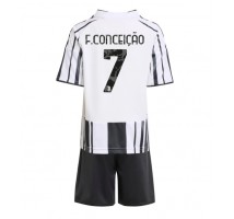 Juventus Francisco Conceicao #7 Koszulka Podstawowa dzieci 2025-26 Krótki Rękaw (+ krótkie spodenki)